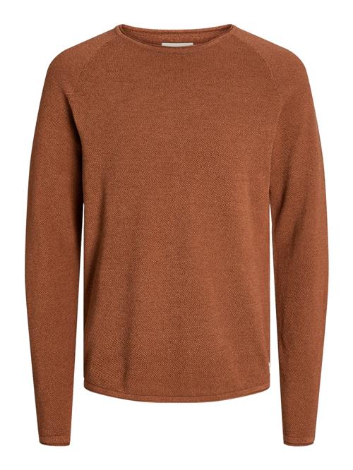 JACK & JONES Pullover 'JJEHill'  cognac