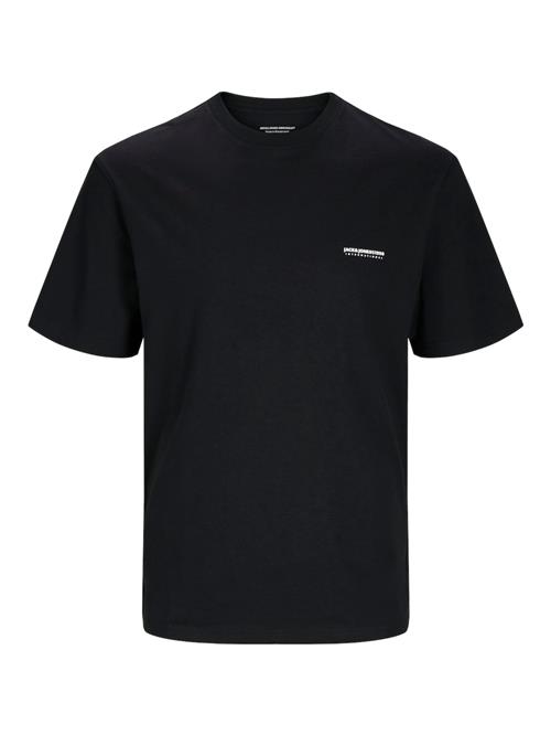 JACK & JONES Bluser & t-shirts 'JORPORTLAND'  dueblå / sort / hvid