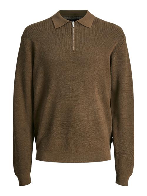 Se JACK & JONES Pullover 'JPRBLABUSHWICK AXEL'  brun-meleret ved About You