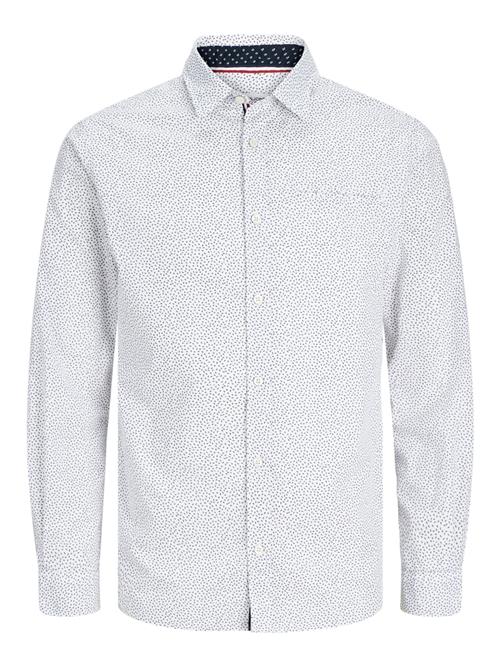 JACK & JONES Skjorte 'Remy'  navy / hvid