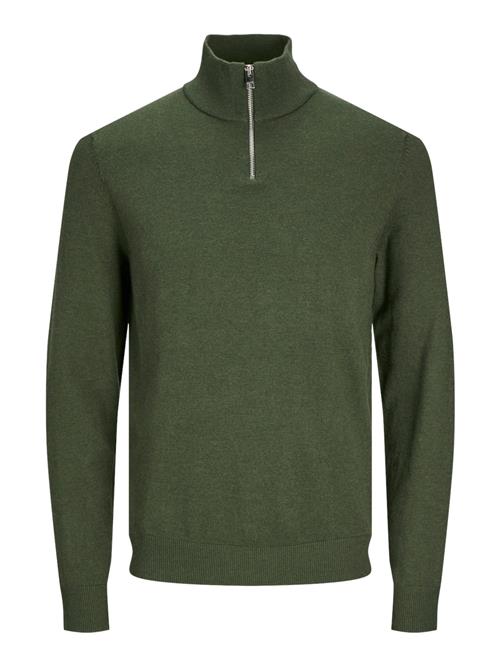 JACK & JONES Pullover 'JJEEmil'  mørkegrøn