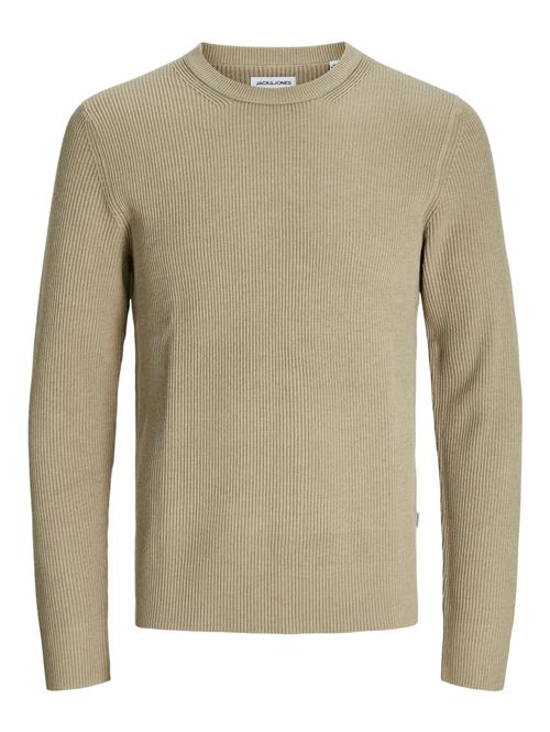 Se JACK & JONES Pullover 'JJEPerfect'  mørkebeige ved About You