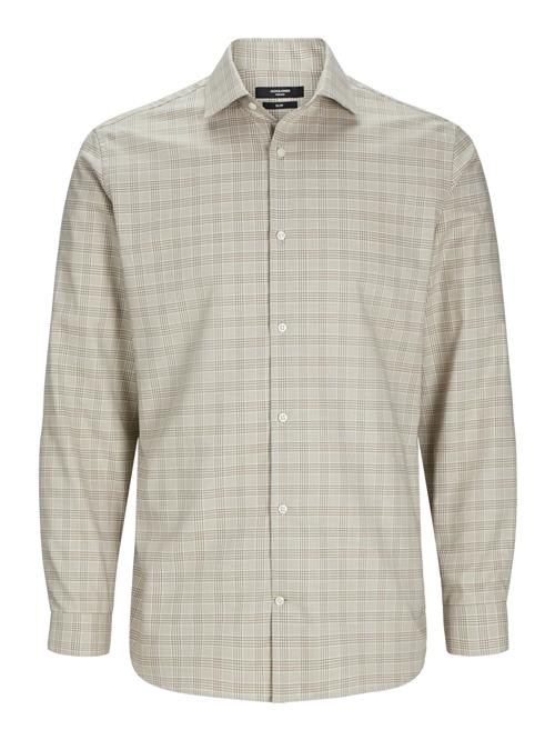 JACK & JONES Skjorte 'JPRBLaparker'  taupe / greige