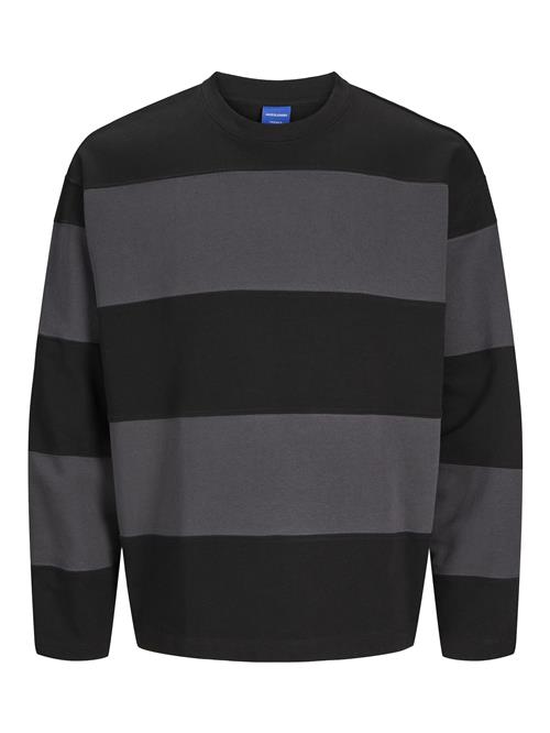 JACK & JONES Sweatshirt  grå / sort