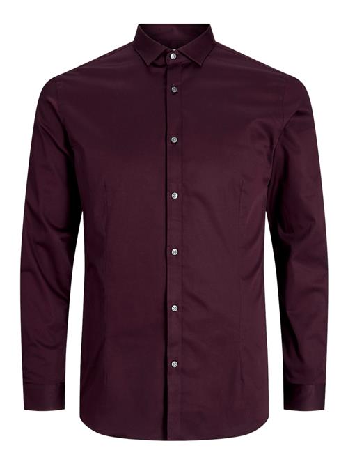 JACK & JONES Forretningsskjorte 'Parma'  aubergine