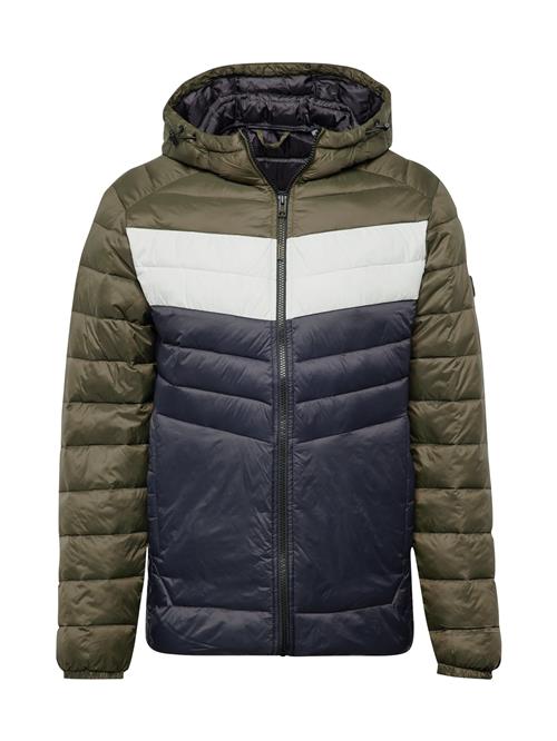 JACK & JONES Overgangsjakke 'JJESprint'  oliven / sort / hvid