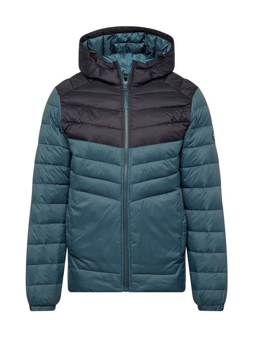 JACK & JONES Overgangsjakke 'JJESprint'  petroleum / sort