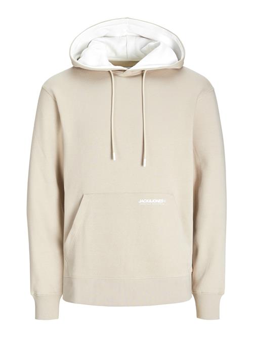 JACK & JONES Sweatshirt 'JJELegacy'  creme / hvid