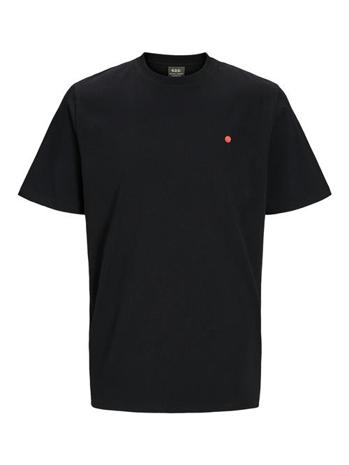 JACK & JONES Bluser & t-shirts 'RDDRoad'  lys rød / sort