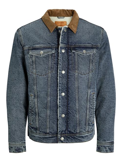 JACK & JONES Overgangsjakke 'JJIJEAN'  blue denim / cognac