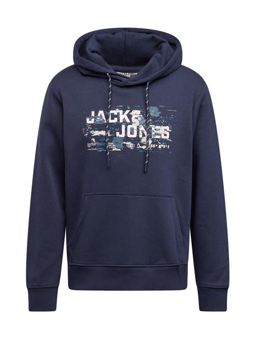 Se JACK & JONES Sweatshirt  marin / mint / pastelpink / hvid ved About You