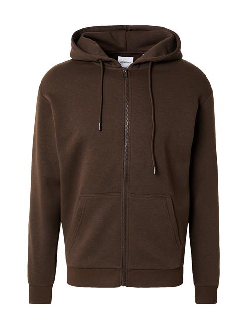 JACK & JONES Sweatshirt 'JJEBradley'  mørkebrun