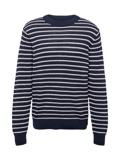 JACK & JONES Pullover 'JORBRONX'  navy / hvid