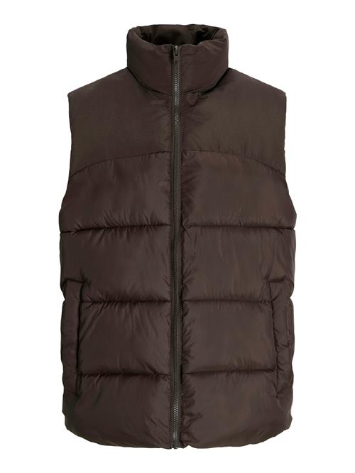 JACK & JONES Vest 'JJMOON'  mørkebrun