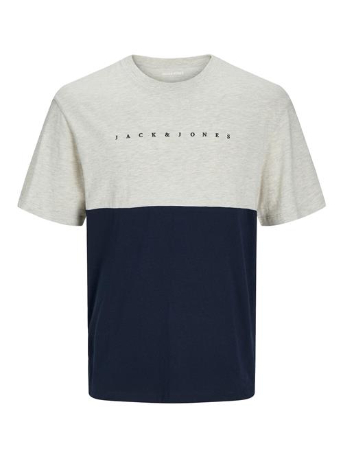 JACK & JONES Bluser & t-shirts 'JJSTAR'  marin / sort / hvid-meleret