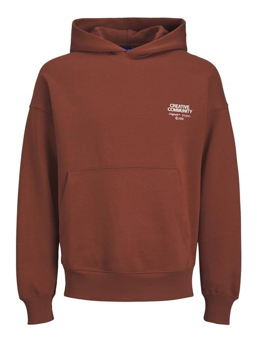 JACK & JONES Pullover  brun / hvid