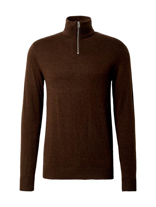 JACK & JONES Pullover 'JJEEmil'  mørkebrun