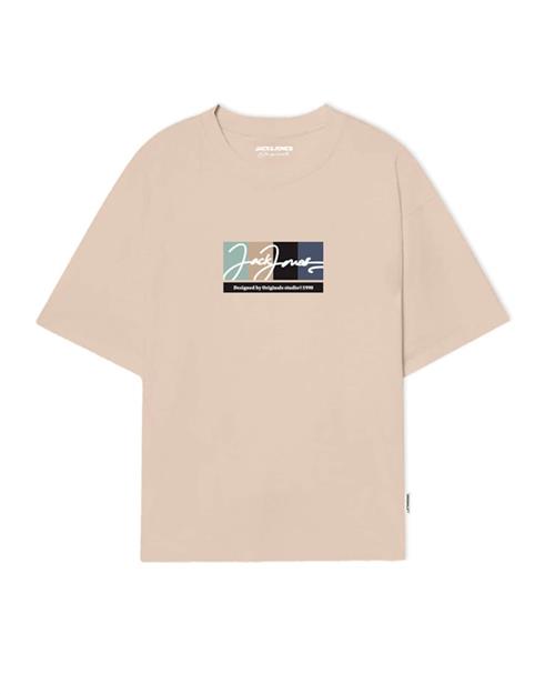 JACK & JONES Bluser & t-shirts 'JORPORTLAND'  creme / marin / sort / hvid