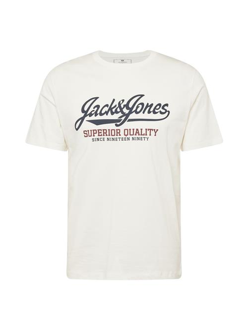 JACK & JONES Bluser & t-shirts 'JPRBLUHUDSON'  navy / mørkerød / hvid