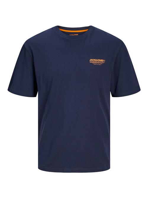 JACK & JONES Bluser & t-shirts 'JJOLIVE'  navy / orange