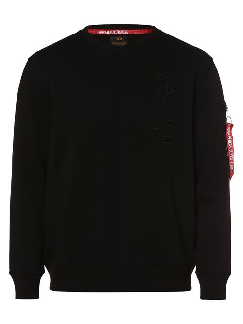 Se ALPHA INDUSTRIES Sweatshirt 'Emb'  sort ved About You