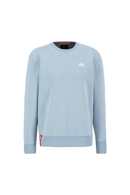 Se ALPHA INDUSTRIES Sweatshirt  lyseblå / rød / hvid ved About You