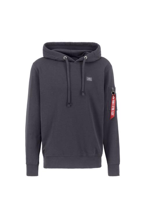 ALPHA INDUSTRIES Sweatshirt 'X-Fit'  mørkegrå / rød