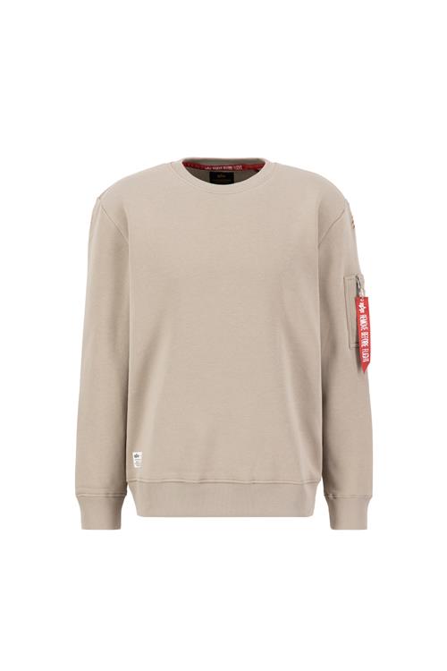 ALPHA INDUSTRIES Sweatshirt 'Dragon'  sand / brun / grå / rød