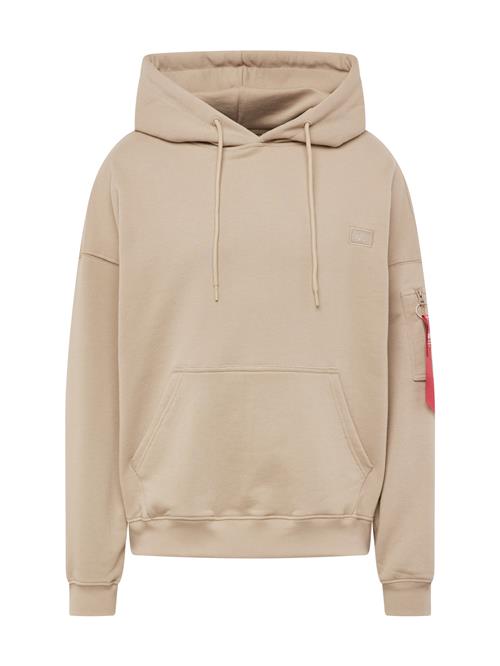 Se ALPHA INDUSTRIES Sweatshirt 'Essentials'  sand ved About You