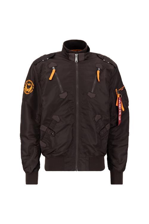 ALPHA INDUSTRIES Overgangsjakke 'Falcon II'  brun / orange