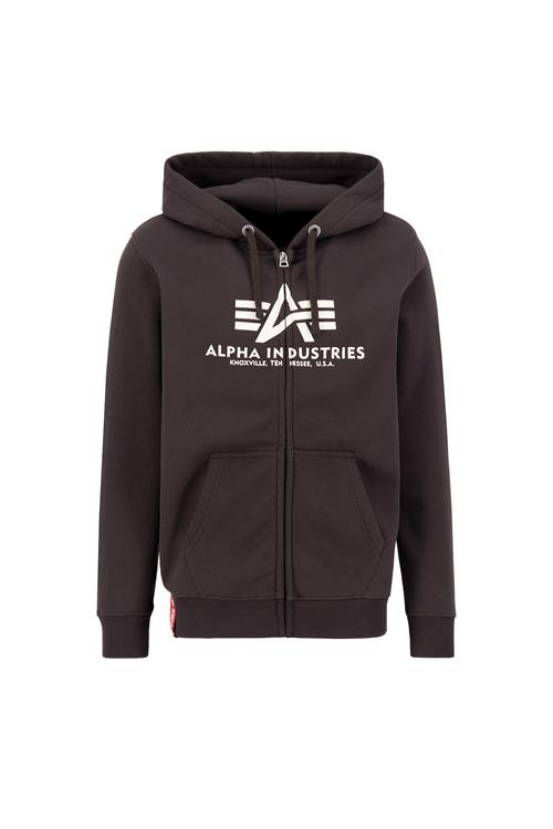 ALPHA INDUSTRIES Sweatjakke  brun / offwhite