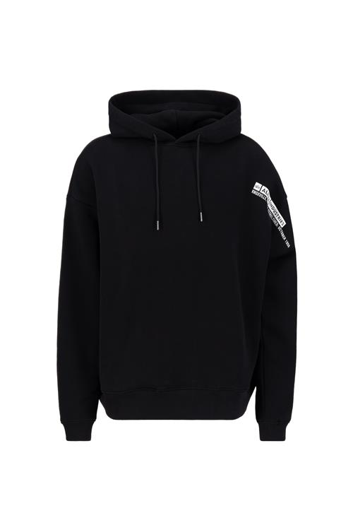 Se ALPHA INDUSTRIES Sweatshirt  sort / hvid ved About You