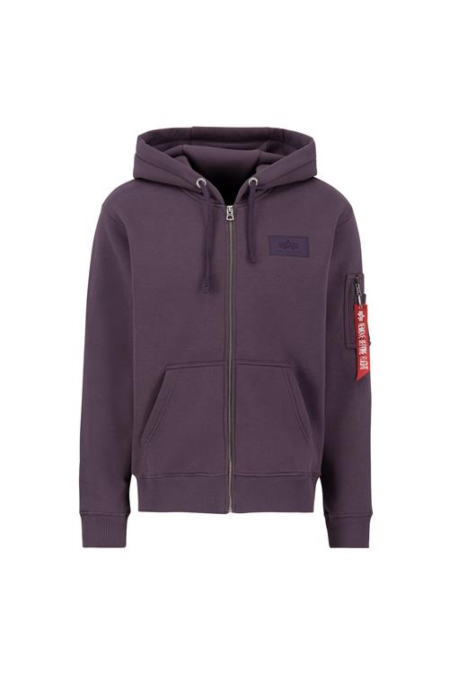 ALPHA INDUSTRIES Sweatjakke  neongul / aubergine / blodrød