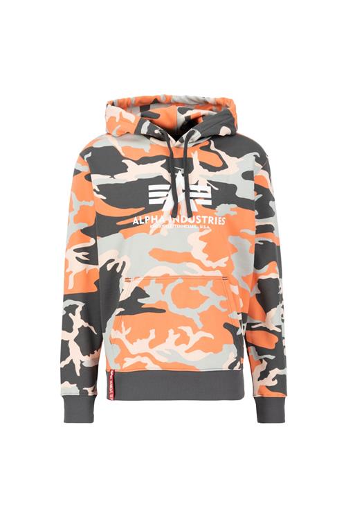 Se ALPHA INDUSTRIES Sweatshirt 'Camo'  blandingsfarvet / orange ved About You