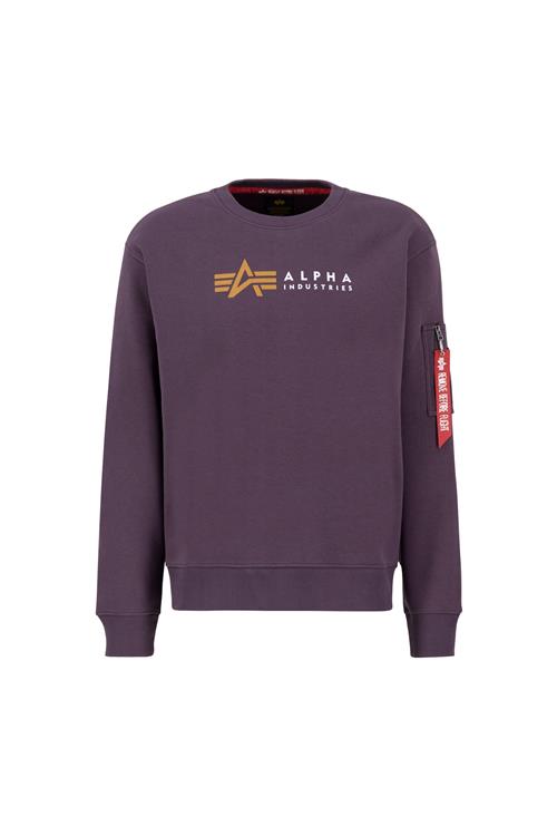 Se ALPHA INDUSTRIES Sweatshirt  blomme / mørkelilla / blandingsfarvet ved About You