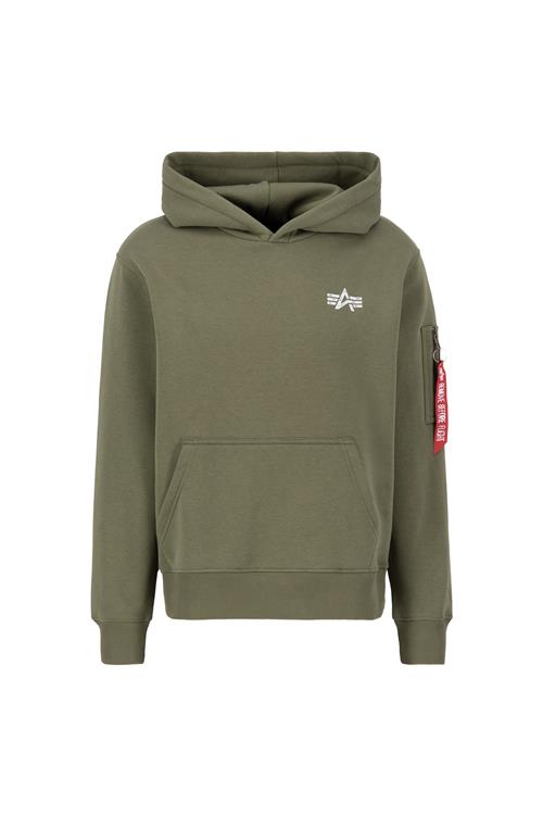 ALPHA INDUSTRIES Sweatshirt 'Signature BP'  grøn-meleret