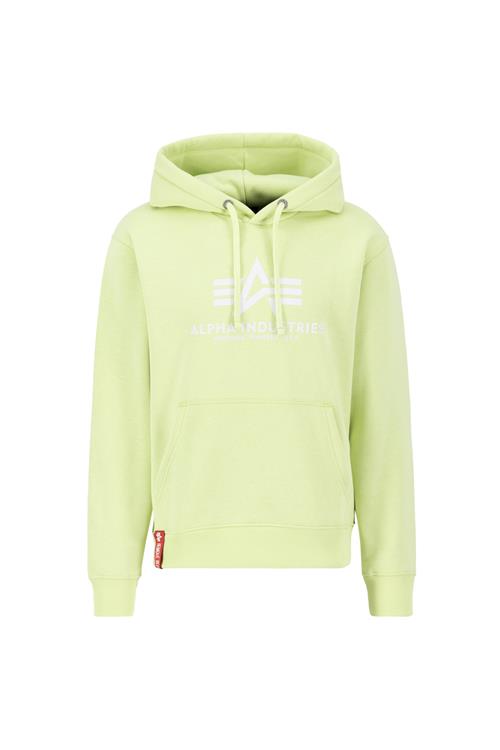 Se ALPHA INDUSTRIES Sweatshirt  lime / hvid ved About You