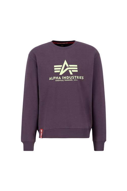 ALPHA INDUSTRIES Sweatshirt  lysegul / aubergine / rød