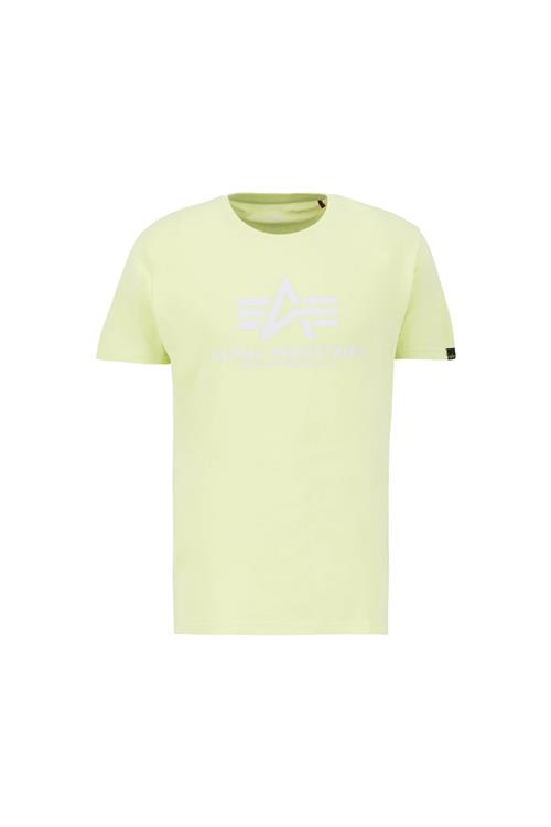 ALPHA INDUSTRIES Bluser & t-shirts  lime / hvid