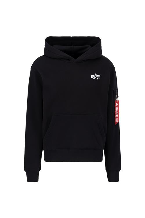 Se ALPHA INDUSTRIES Sweatshirt  rød / sort / hvid ved About You