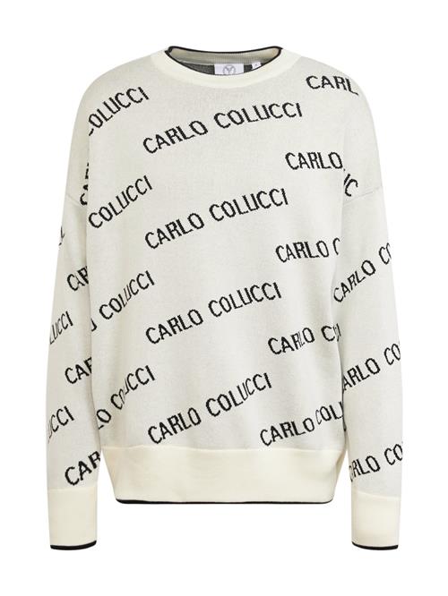 Se Carlo Colucci Pullover  sort / hvid ved About You