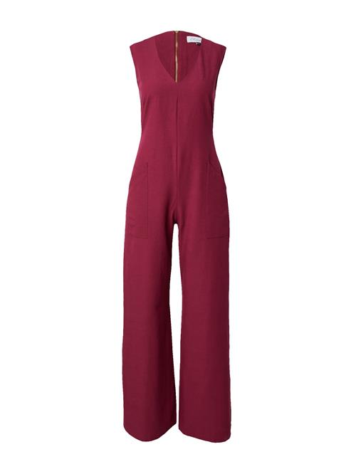 Closet London Jumpsuit  burgunder