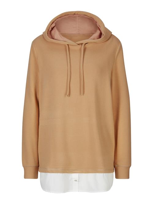 heine Sweatshirt  beige / hvid