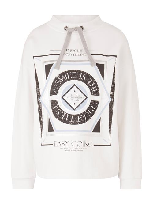 heine Sweatshirt  lysebeige / lyseblå / mørkebrun / sølv