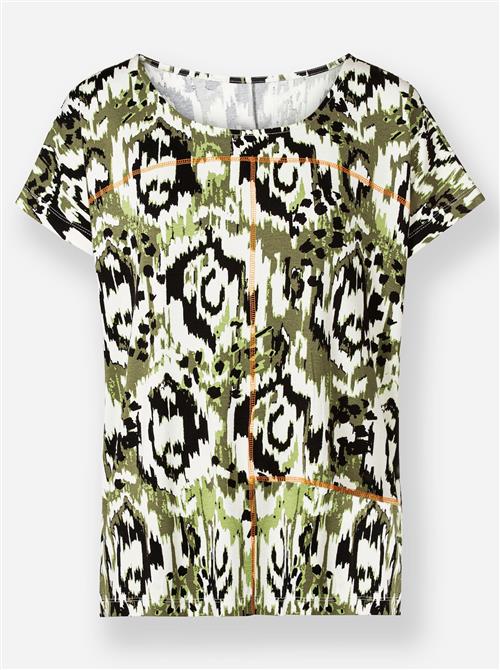 heine Shirts  champagne / oliven / kiwi / sort