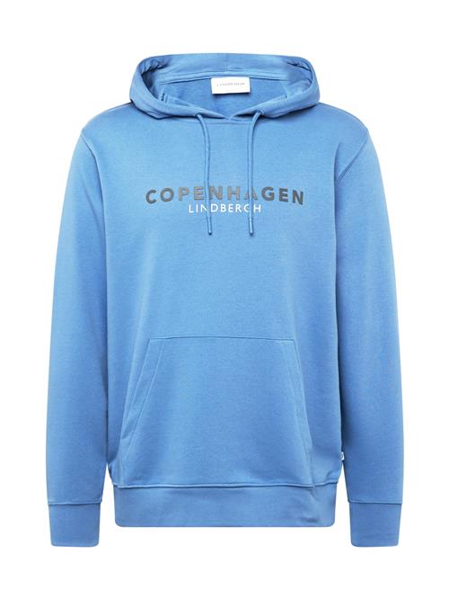 Se Lindbergh Sweatshirt 'Copenhagen'  himmelblå / grå / hvid ved About You