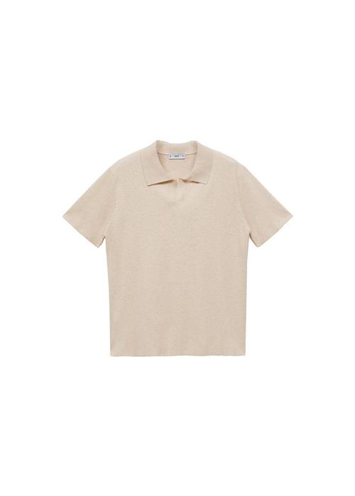 MANGO MAN Bluser & t-shirts 'Lino'  beige