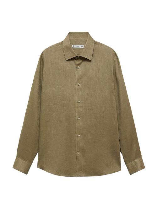 MANGO MAN Skjorte 'Parrot'  khaki