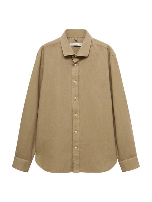 MANGO MAN Skjorte 'Avispag'  khaki