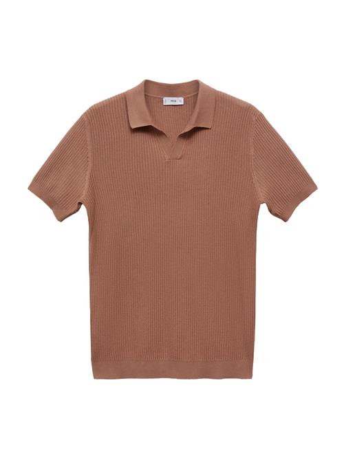 MANGO MAN Pullover 'Fluid'  karamel